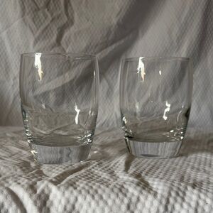 Luigi Bormioli Italy set of two Glasses
